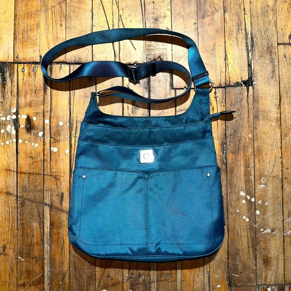 Mosey Handbags - Mosey by Crossbody Bag Women's Blue‎ Voyage Slip Pocket Hobo Commuter